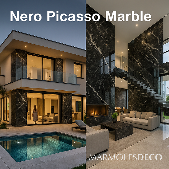 Nero Picasso Marble