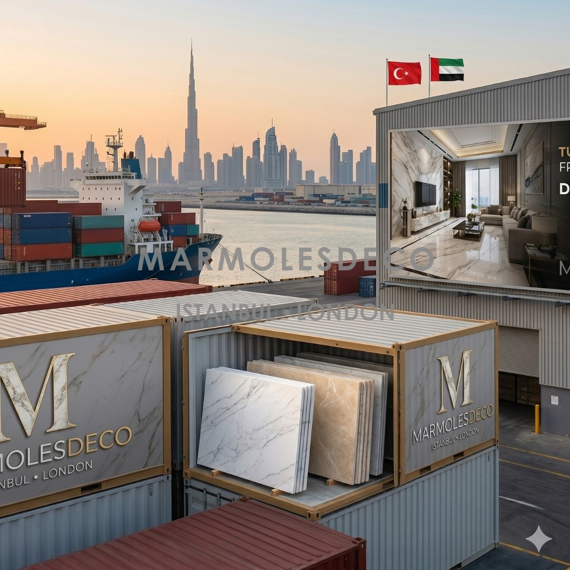 Exporting Turkish Marble to UAE